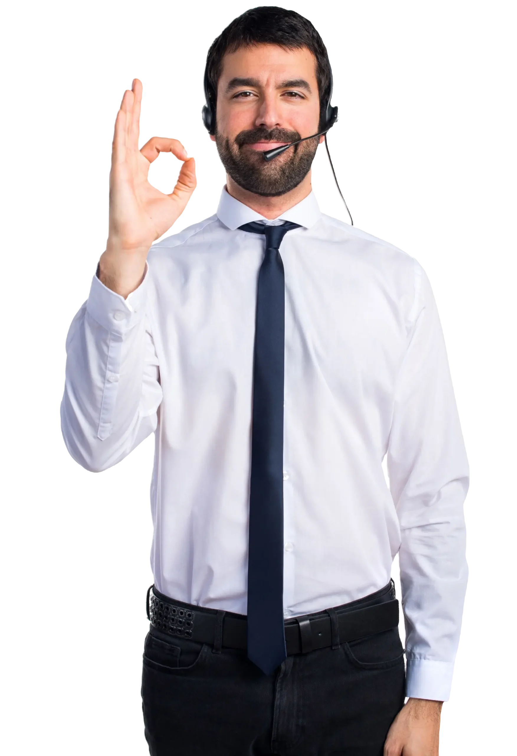 young-man-with-headset-making-ok-sign